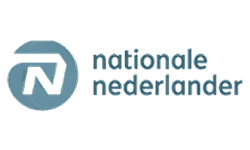 Logo Nationale-Nederlanden zakelijk bedrijfsuitje bij Solbeach Scheveningen.