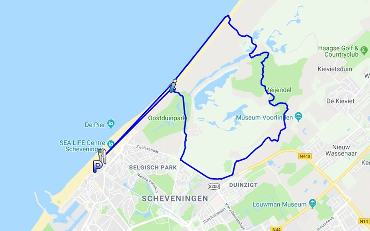 detailstrandwandeling